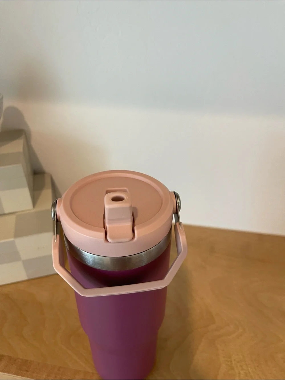 Stanley Iceflow Flip Straw Raspberry Magenta Purple Pink 30oz Tumbler Bottle - Picture 10 of 10